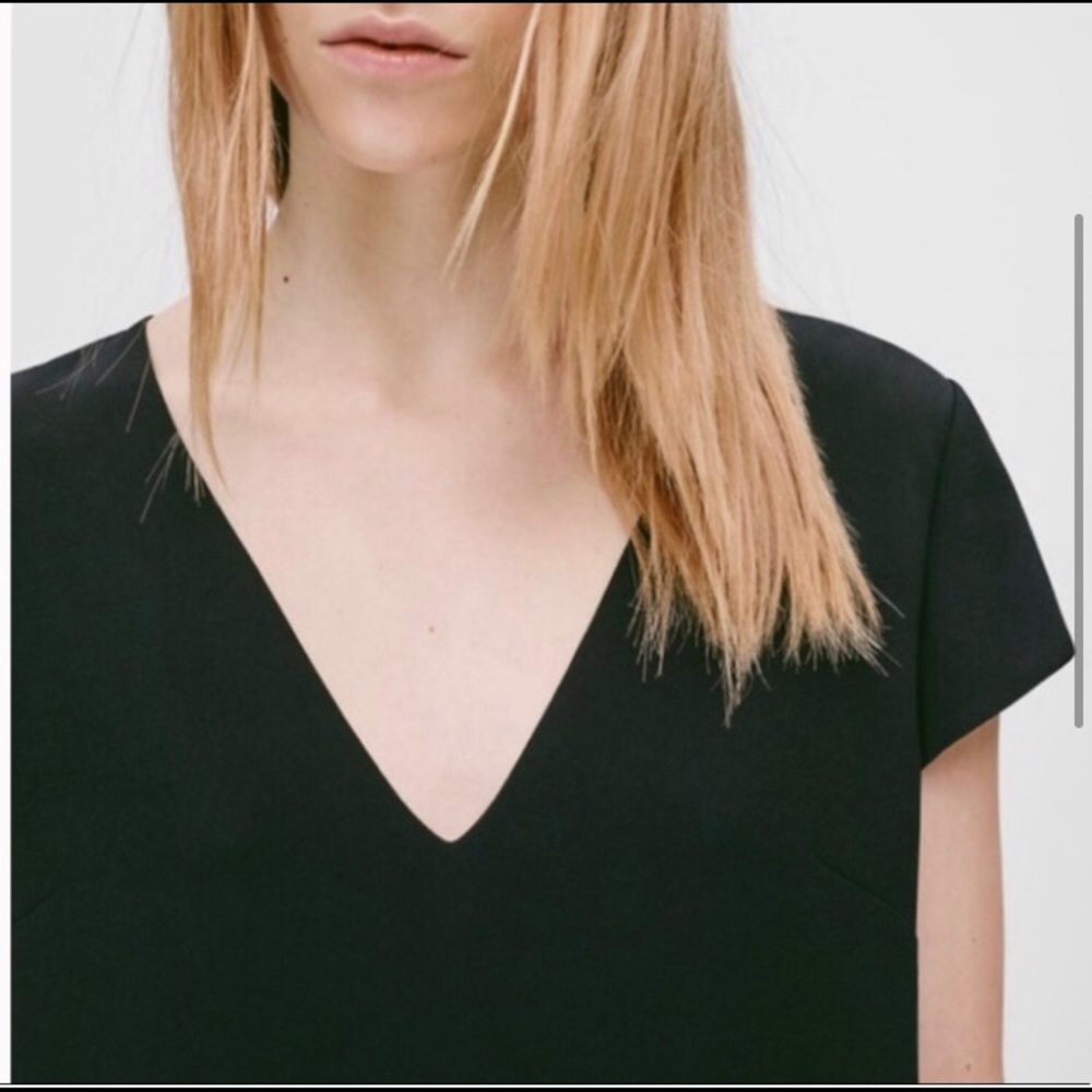 Babaton black midi dress